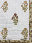 Jaipuri Hand Block Winter Razai – 3 kg Pure Cotton Filled King Quilt