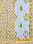 27 Jaipuri Hand Block Printed Heavy Winter Razai – Pure Mulmul Cotton – Single Bed