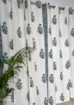 block-print-blue-3 Anokhi - Buta Printed Cotton Curtain (Set of 2) (5x7 Feet)