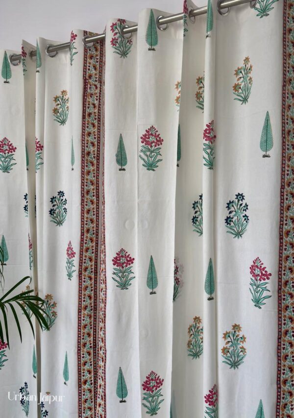 Anokhi - Buta Printed Cotton Curtain (Set of 2)