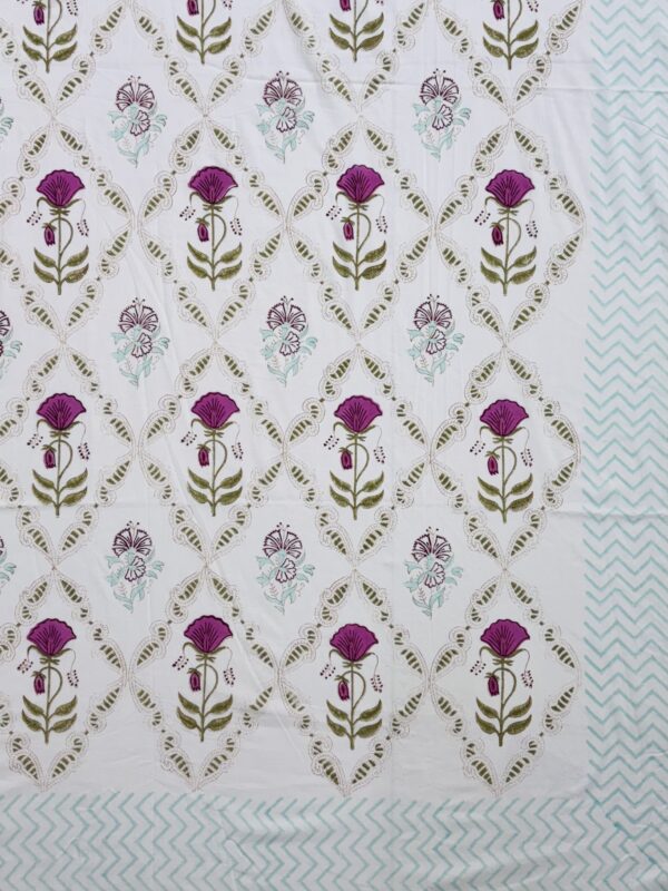 Single Bed Mulmul Cotton Jaipuri Winter Quilt – Handcrafted Razai(Pre-Order)