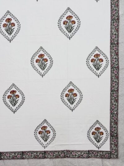 Pure Mulmul Cotton Jaipuri Razai for Winters – Handcrafted King Size Quilt (Pre-Order)