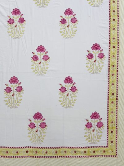 Pure Cotton Filled Heavy Winter Jaipuri Razai – Single Bed (Pre-Order)