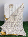 whit-yellow-2 Jaipuri Razai King Size for Heavy Winter – 3 kg Cotton Quilt