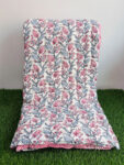 white-pink-2 Jaipuri Razai King Size for Heavy Winter – 3 kg Cotton Quilt