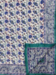 Hand Block Printed Pure Cotton Jaipuri Razai for Winter King Size Quilt