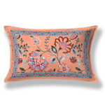 Jaipuri Floral Cotton Single Bedsheet with Matching Pillow Cover (60×90 inches)