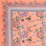 Jaipuri Floral Cotton Single Bedsheet with Matching Pillow Cover (60×90 inches)