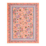 Jaipuri Floral Cotton Single Bedsheet with Matching Pillow Cover (60×90 inches)