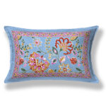 Jaipuri Floral Cotton Single Bedsheet with Matching Pillow Cover (60×90 inches)