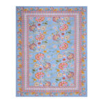 Jaipuri Floral Cotton Single Bedsheet with Matching Pillow Cover (60×90 inches)