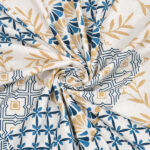 Geometric Print Single Bedsheet (60 x 90 inches) with Matching Pillow Cover