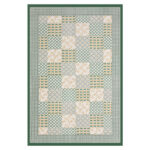 KS-57B Geometric Print Single Bedsheet (60 x 90 inches) with Matching Pillow Cover