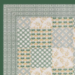 KS-57C Geometric Print Single Bedsheet (60 x 90 inches) with Matching Pillow Cover