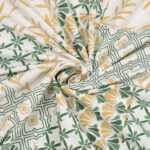 KS-57D Geometric Print Single Bedsheet (60 x 90 inches) with Matching Pillow Cover