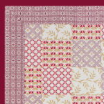 KS-58C Geometric Print Single Bedsheet (60 x 90 inches) with Matching Pillow Cover