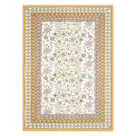 Jaipuri Print Multicolor Pure Cotton Single Bedsheet, Includes 1 Pillow Cover